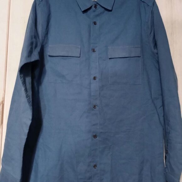 Calvin Klein Shirt‎ Men's Small Linen Blend - Picture 1 of 6